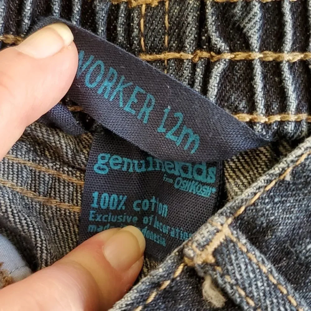 Oshkosh the worker blue jeans 12 month
